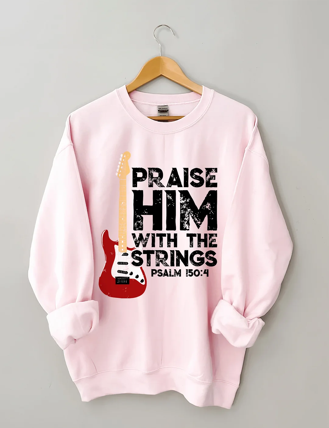 Praise Him With The Strings Sweatshirt
