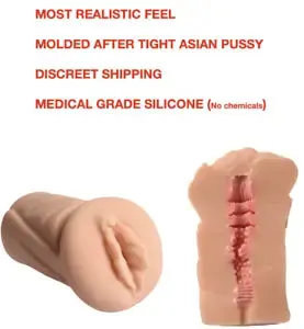 Asian Tight POCKET PUSSY Sex Toy For Men Male Silicone Sex Doll For Men Soft
