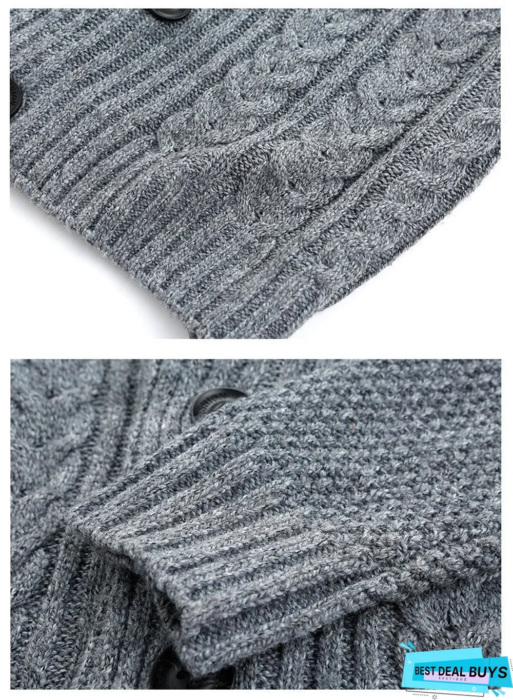 Men Casual Warm Men's High Quality Fashion Cardigan V-Neck Knitting Sweaters Coat