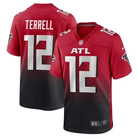 Youth Atlanta Falcons #12 Avieon Terrell Red 2026 NFL Draft Game Jersey FZQS