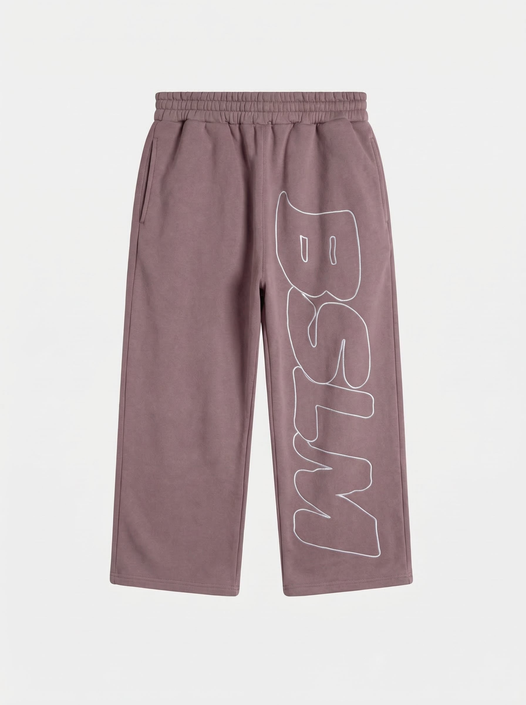 OUTLINED SWEATPANTS TAUPE