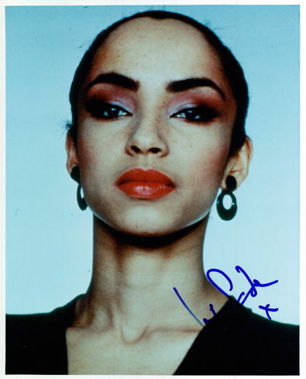 Sade Adu vintage in-person signed 8x10 Photo Poster painting COA