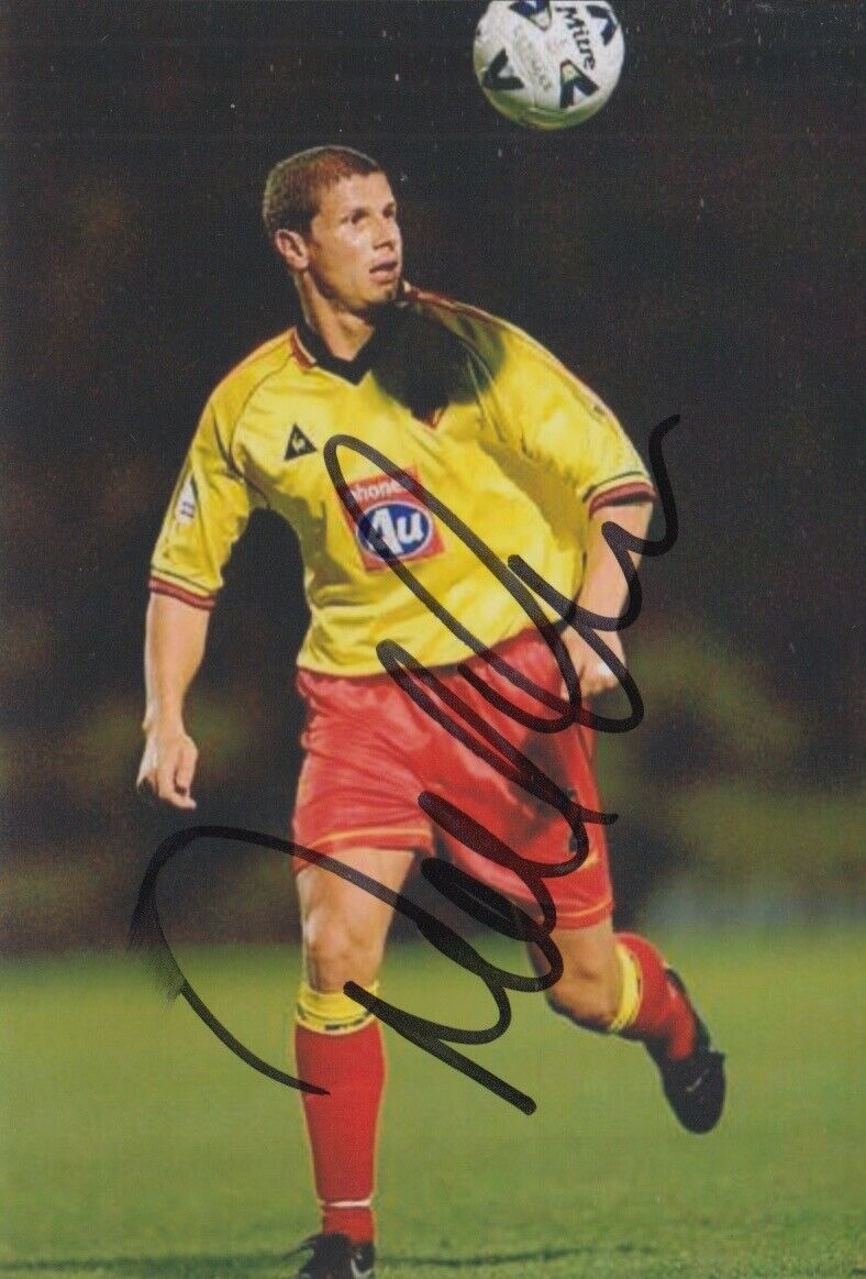 NEIL COX HAND SIGNED 6X4 Photo Poster painting WATFORD FOOTBALL AUTOGRAPH 3