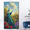 (40*70cm)Peacock - Full Round Drill Diamond Painting