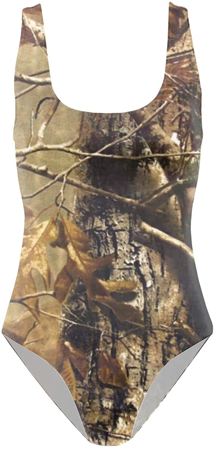 Women’s Athletic One Piece Padded Swimsuit Aztec Geometry Print Bathing Suits