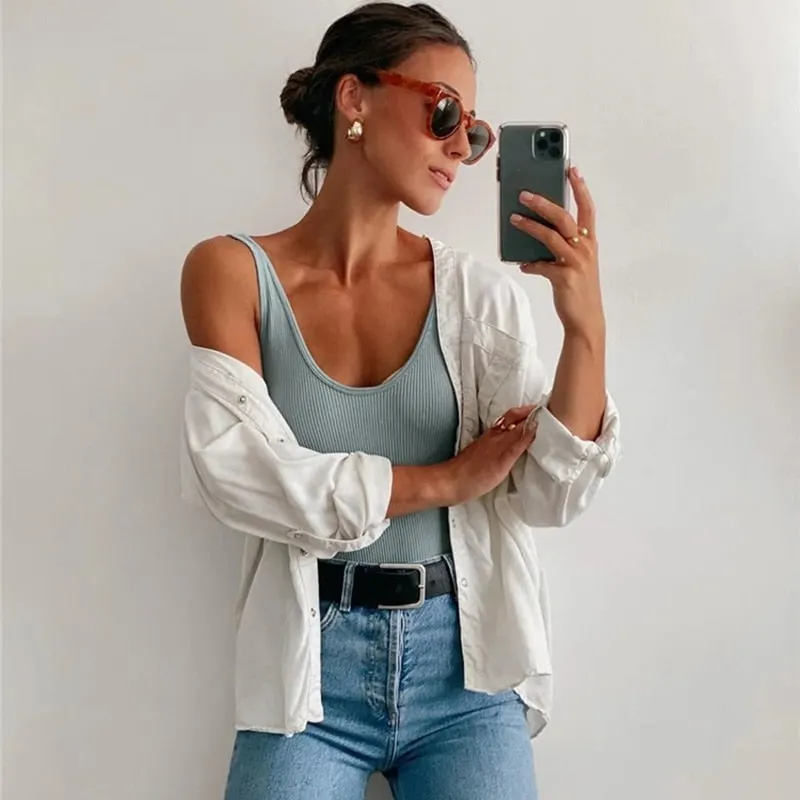 Sexy Bodysuit Women Off Shoulder Body Top Streetwear Bodysuits suit clothes para catsuit clothing size Solid O Neck Sleeveless