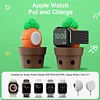 SIKAI Plant Potted Charging Stand Dock for Apple Watch 9 8 SE 8 7 6 5 4 2 iWatch Station Holder Smart Accessories SIKAI CASE