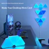Hexagonal Splicing RGB Intelligent Sound Pickup Gaming Atmosphere Lamp Honeycomb Live Broadcast Odd Light Board Background Wall Decoration Quantum Lamp