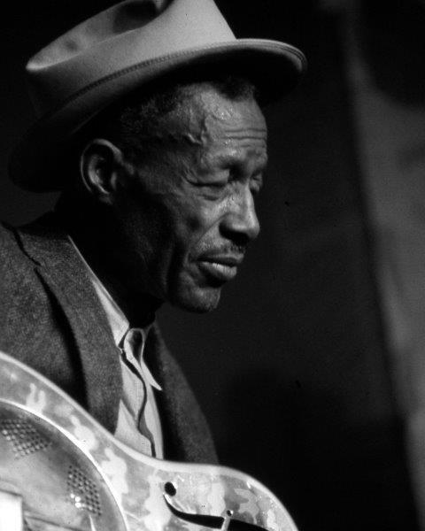 SON HOUSE Blues Legend Guitar B&W Glossy 8 x 10 Photo Poster painting Print