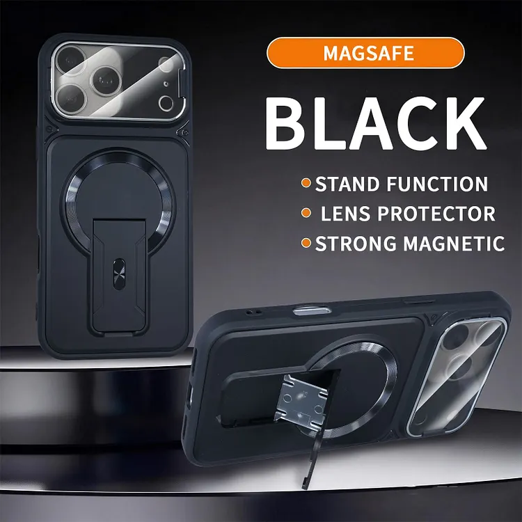 Multi-functional Invisible Dual Support Bracket Phone Case For iPhone