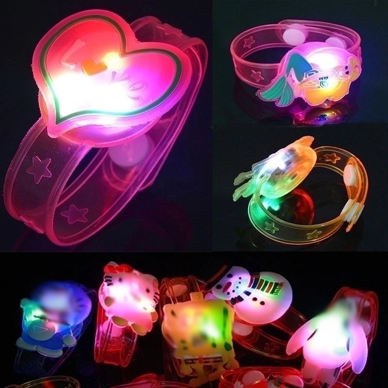 Luminous Bracelet Led Silicone Cartoon Watch Children’s Toys Small Gifts