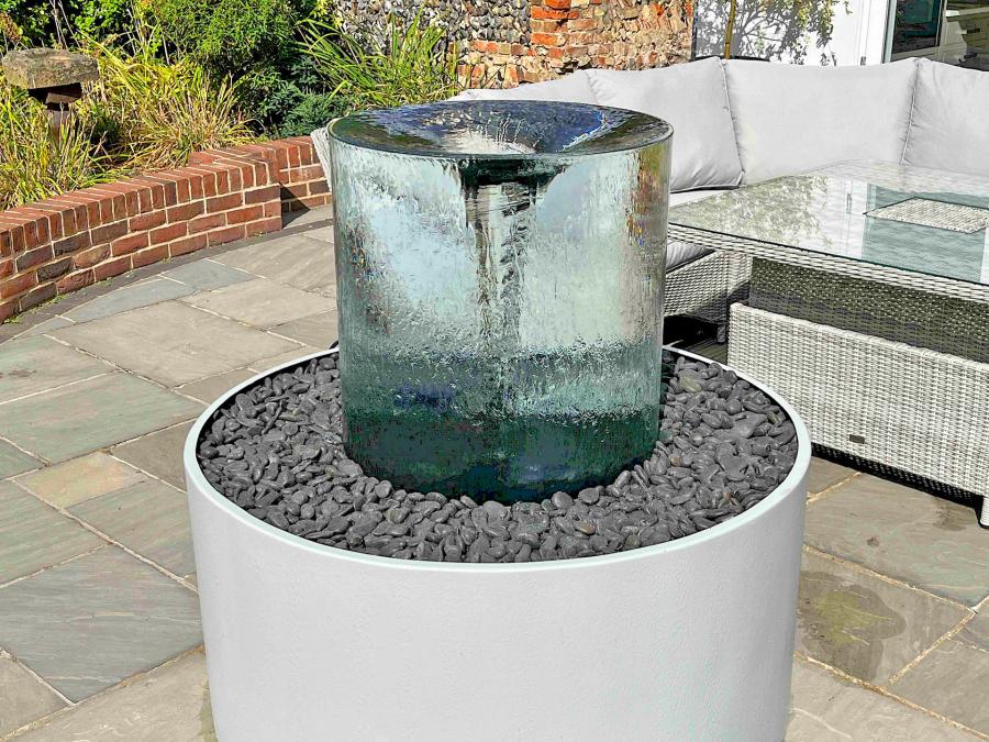 Endless Vortex Water Fountain Yard or Garden Water Feature Endless Vortex Water Fountain Yard or Garden Water Feature