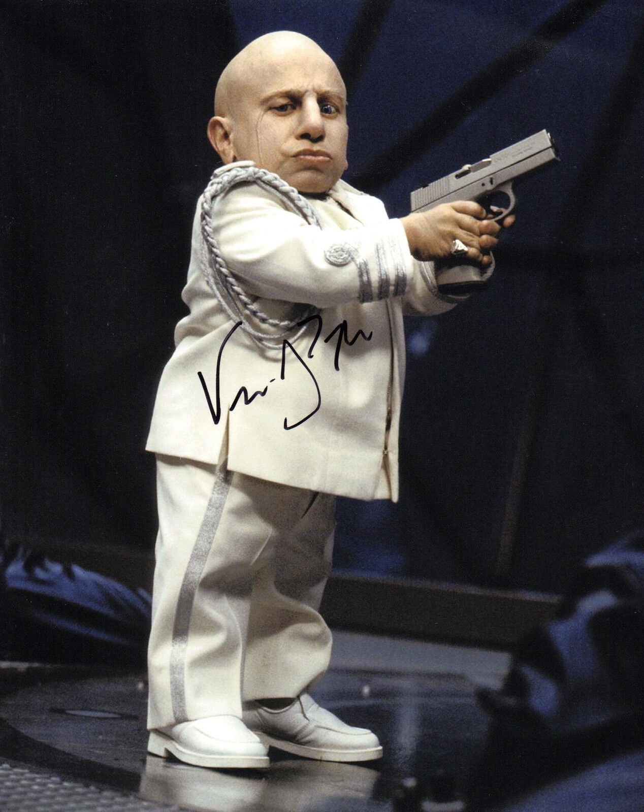 GFA Austin Powers Mini Me * VERNE TROYER * Signed 8x10 Photo Poster painting AD1 COA