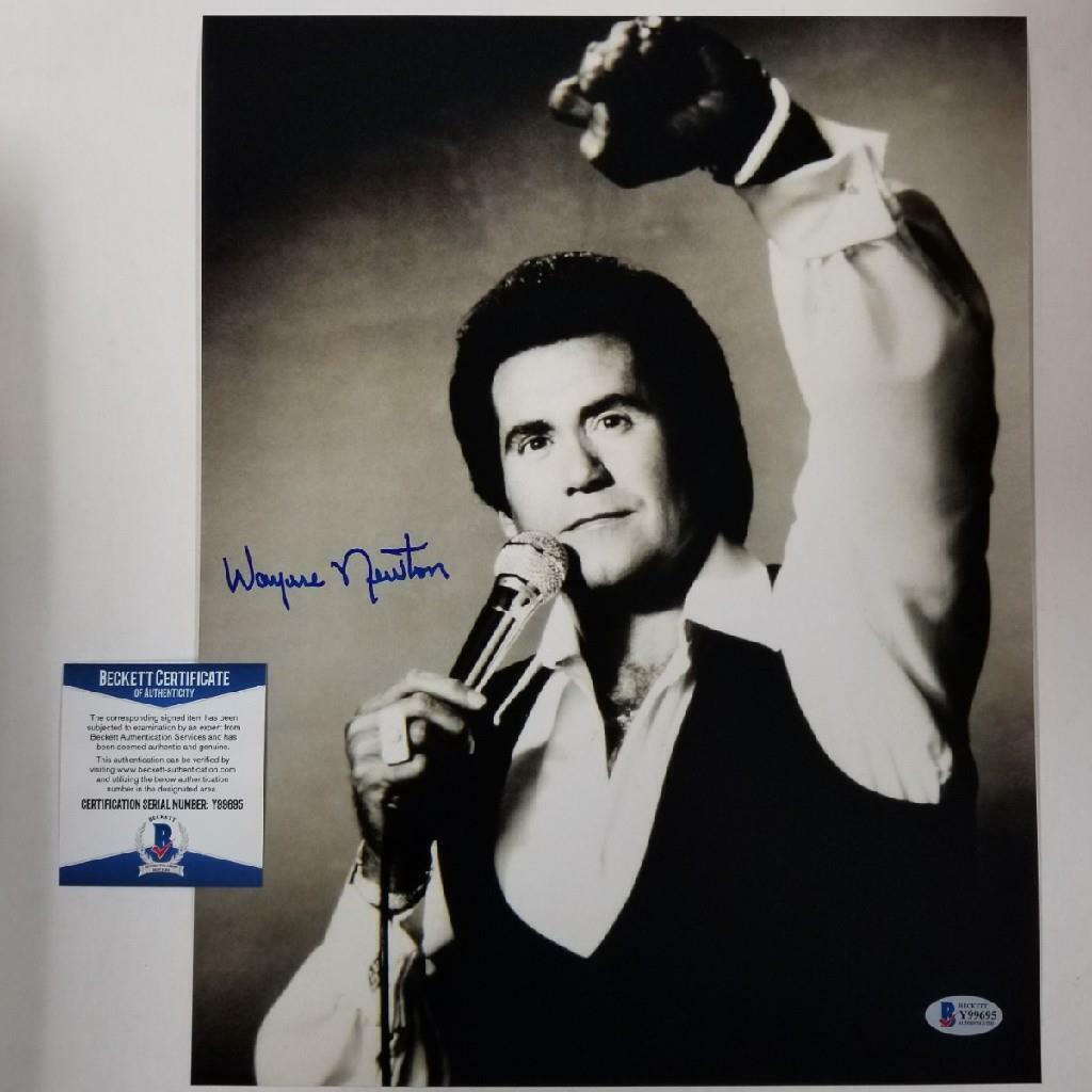 Wayne Newton signed 11x14 Photo Poster painting #4 Las Vegas Actor Singer Autograph ~ BAS COA