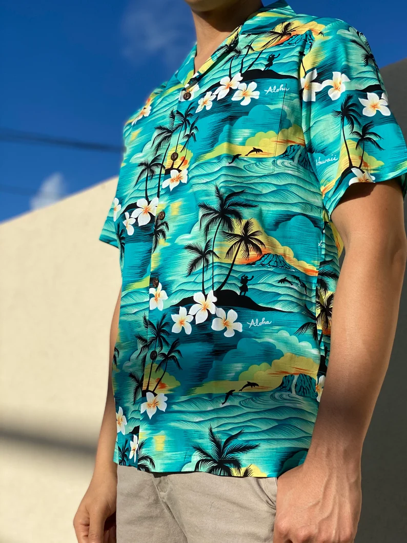 A Hundred Sunsets Aloha Shirt