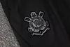 Joyfball 2024/2025 Corinthians Half-Pull Training Suit Black Football Shirt 1:1 Thai Quality