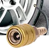 8mm Portable Pump Adapter Air Chuck Inflator Pump Adapter Conversion Accessories