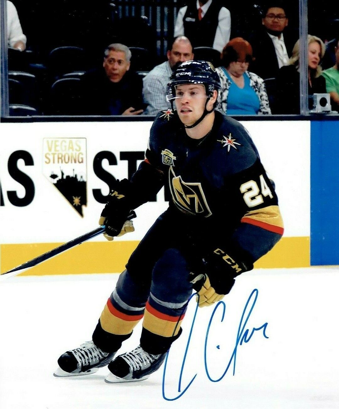 OSCAR LINDBERG autographed SIGNED VEGAS GOLDEN KNIGHTS 8X10 Photo Poster painting