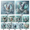 (Multi-Style) Love Dog-11CT Stamped Cross Stitch 45*45cm tapestrymarket