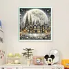 Christmas Scenery-14CT Stamped Cross Stitch 40*40cm/15.75*15.75in tapestrymarket