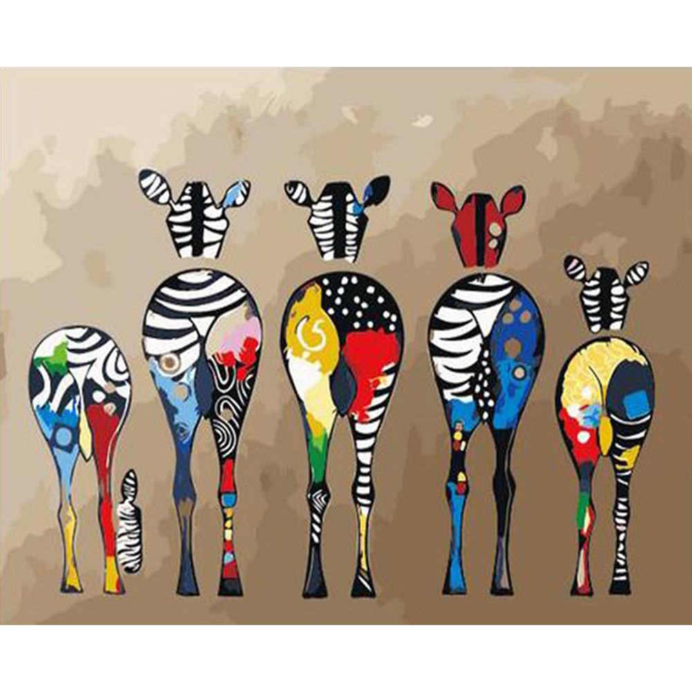 Color Zebra - Paint By Numbers