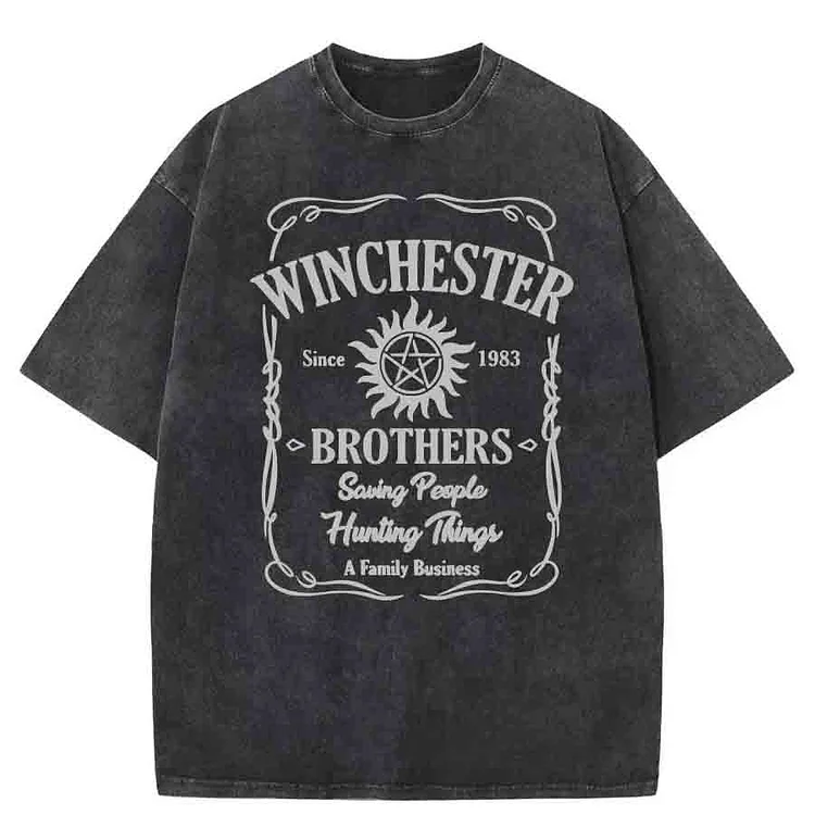 Vintage Supernatural Washed T-Shirt