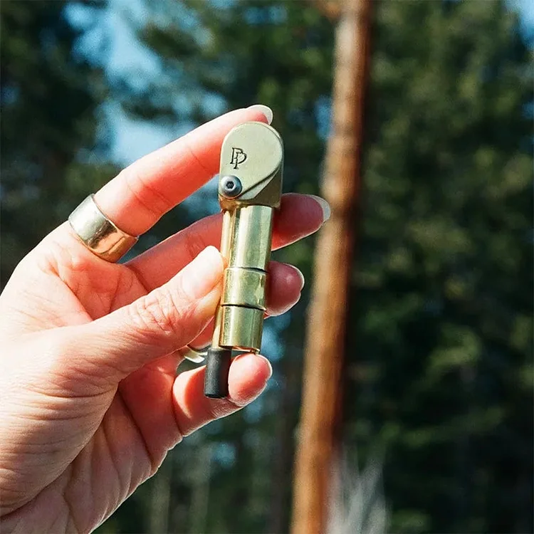 Original Brass Portable Proto Tool All-in-One w/Poker and Storage Tube The Cold Blanket