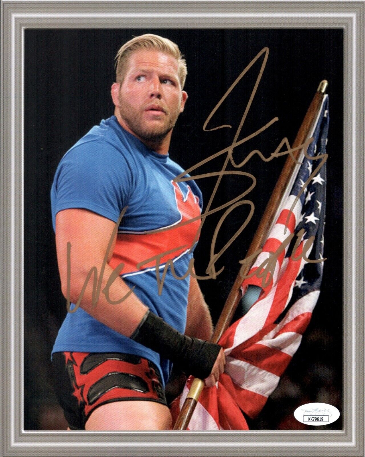 JACK SWAGGER Signed 8x10 Photo Poster painting WWE WWF Wrestling Autograph JSA COA Cert