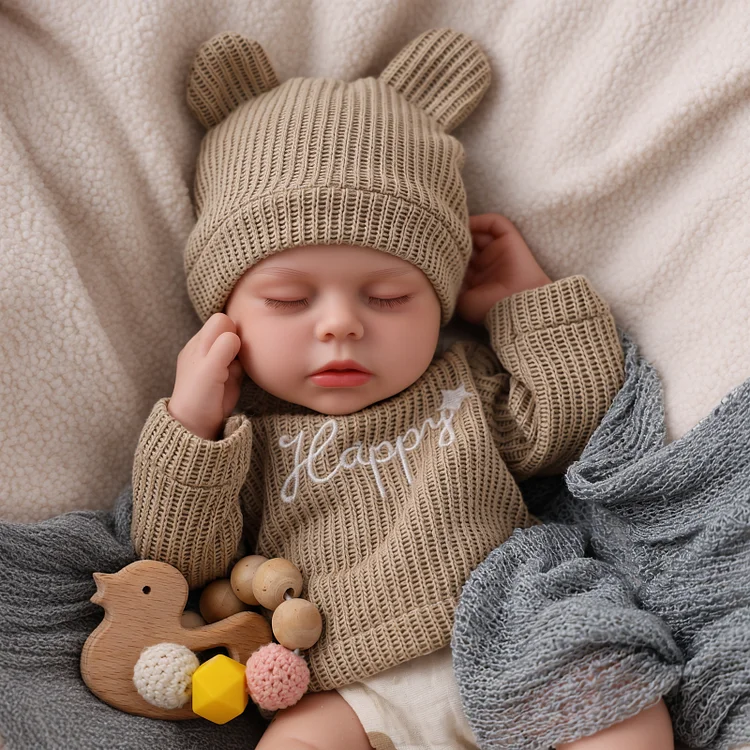 Babeside Lucy 12"/16'' Realistic Silicone Sleeping Baby Little Infant Boy Emotional Comfort Companion