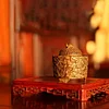 Gold Snail Thousand Crane Censer Copper Buddha Hall Decoration Incense Burner censer