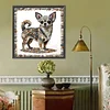 Diamond Painting -DIY Round Drill Stone Art Dog(40x40cm)