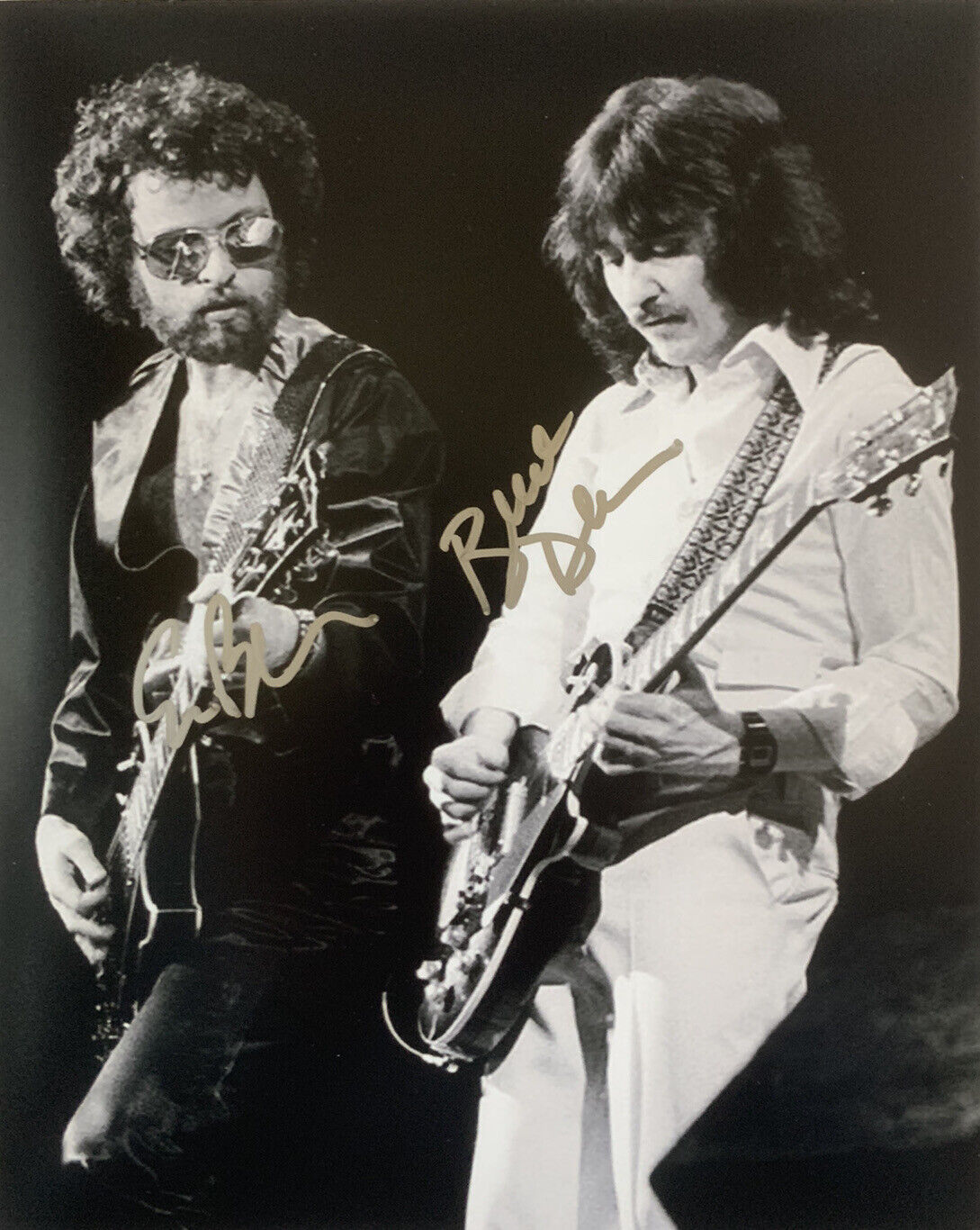 BUCK DHARMA & ERIC BLOOM HAND SIGNED 8x10 Photo Poster painting BOC AUTHENTIC AUTOGRAPH COA