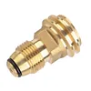 Brass Outlet Adapter Leakproof Gas Conversion Inflation Joint for Camping Picnic
