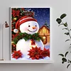 Diamond Painting -DIY Round Drill Christmas Snowman