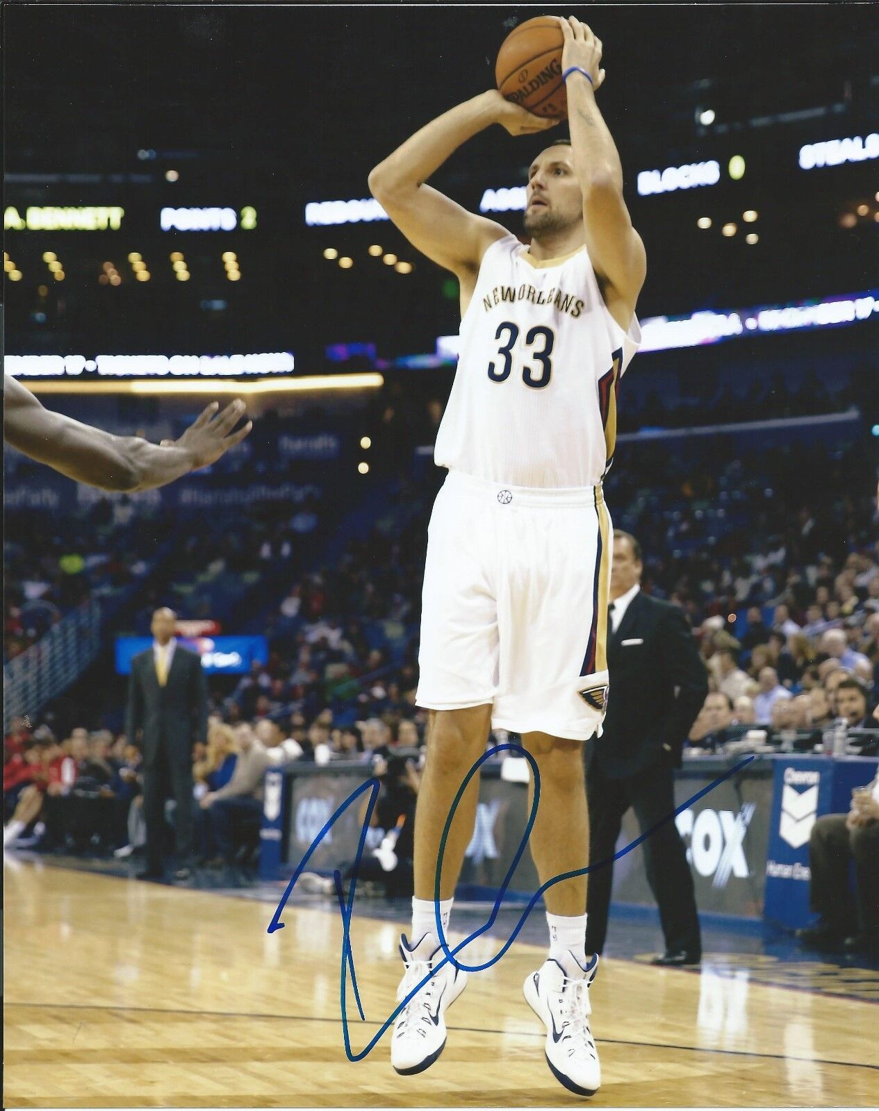 RYAN ANDERSON signed autographed NEW ORLEANS PELICANS 8x10 Photo Poster painting w/COA