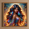 Diamond Painting -DIY Round Drill Girl(40x40 CM)