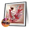 Diamond Painting-DIY Crystal Rhinestone Floral Skirt Girl(Box Packaging)