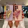 Suitable For Samsung S24/25 Series Electroplating Butterfly Full Cover Anti-fall Mobile Phone case