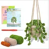 Hanging Potted Plants Crochet Starter Kit with Step-by-Step Instructions and Video Tutorials Complete Crochet Kit for Beginners Decoration 