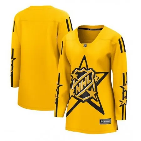 Women's All-Star Game 2024 Yellow  Stitched Hockey Jersey