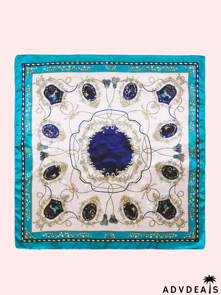 Leaf Print Bandana