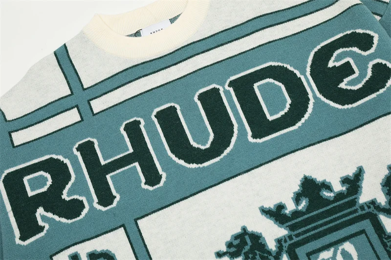 RHUDE 2023 New autumn and winter knitted sweaters