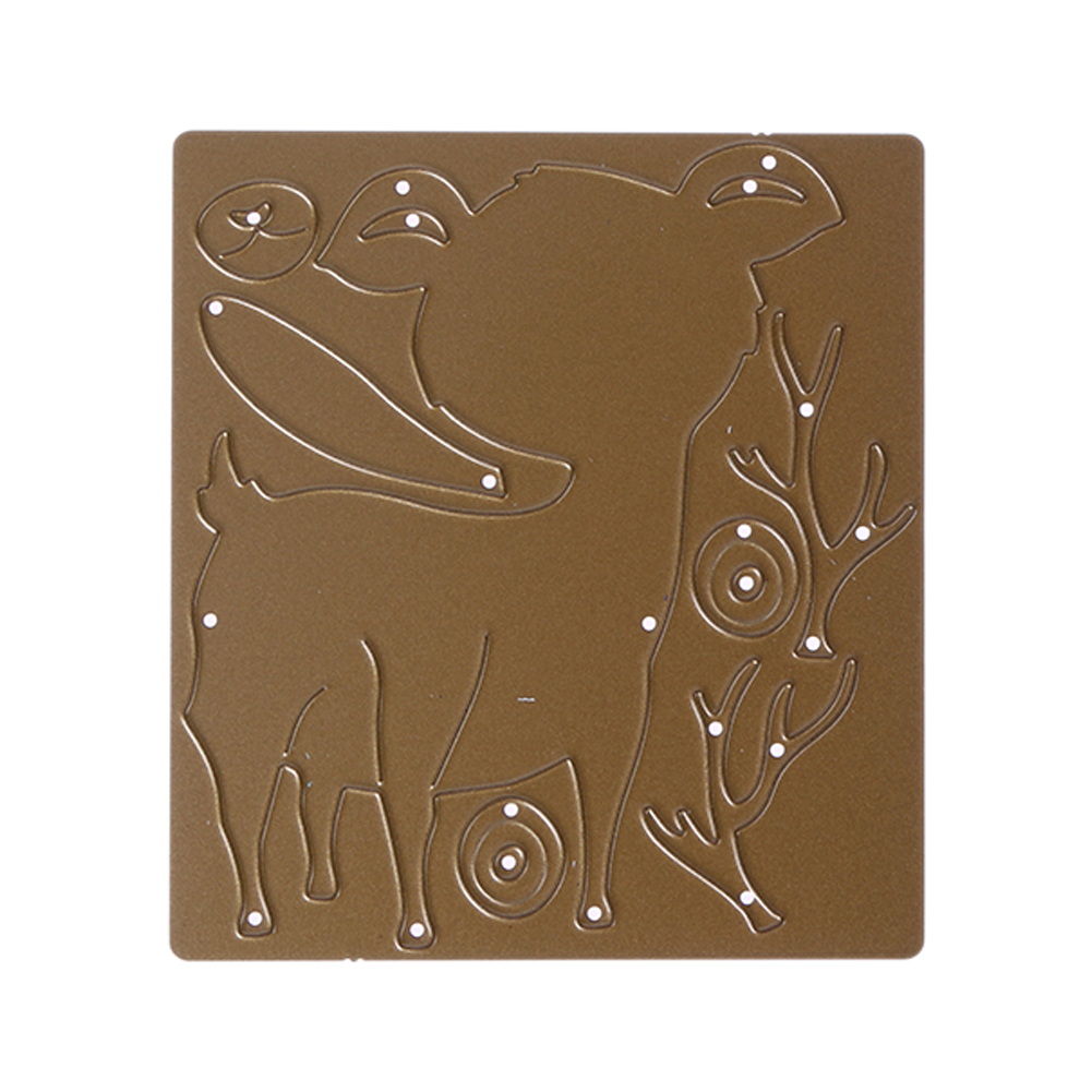 

Deer Metal Cutting Dies Stencils for DIY Scrapbooking Embossing Paper Card-153459, 501 Original