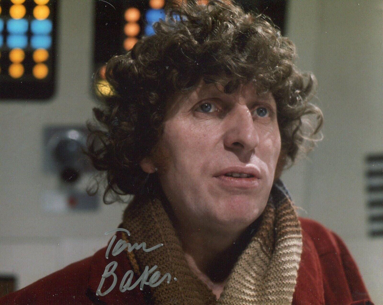 Tom Baker hand signed 8x10 Doctor Who TV series Photo Poster painting REF3 - UACC DEALER