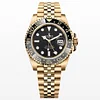 Rolex GMT Master II 126718grnr-0001 Full yellow gold with Black Dial on Jubilee (40mm) Super Clone
