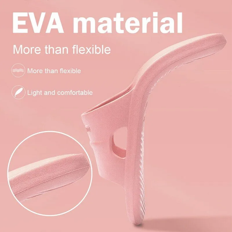 Summer Women Flat Home Slippers2021 Hotel Bathroom Eva Non-slip Shoes Men Flip Flops Sandals For Women Couple Shower Sandales