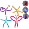 Tubes torsad&eacute;s t&eacute;lescopiques girafe, jouets sensoriels