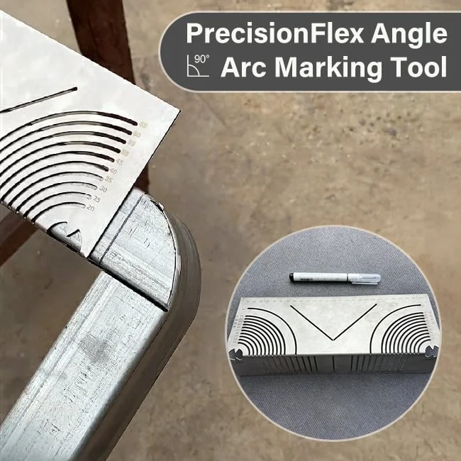 🔥-PrecisionFlex Angle & Arc Marking Tool