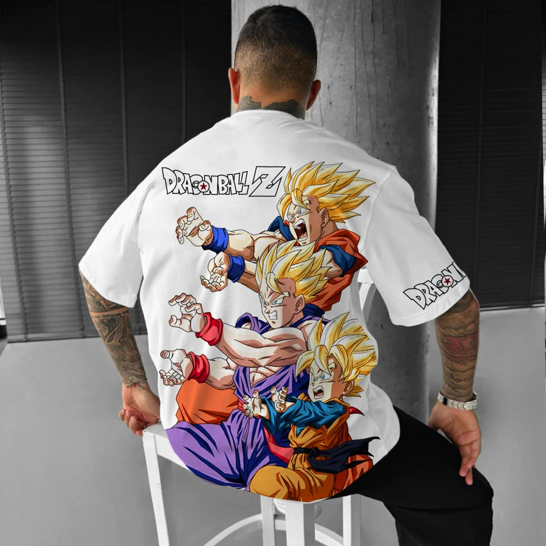 Outletsltd Casual T-Shirt Dragon Ball T-Shirt