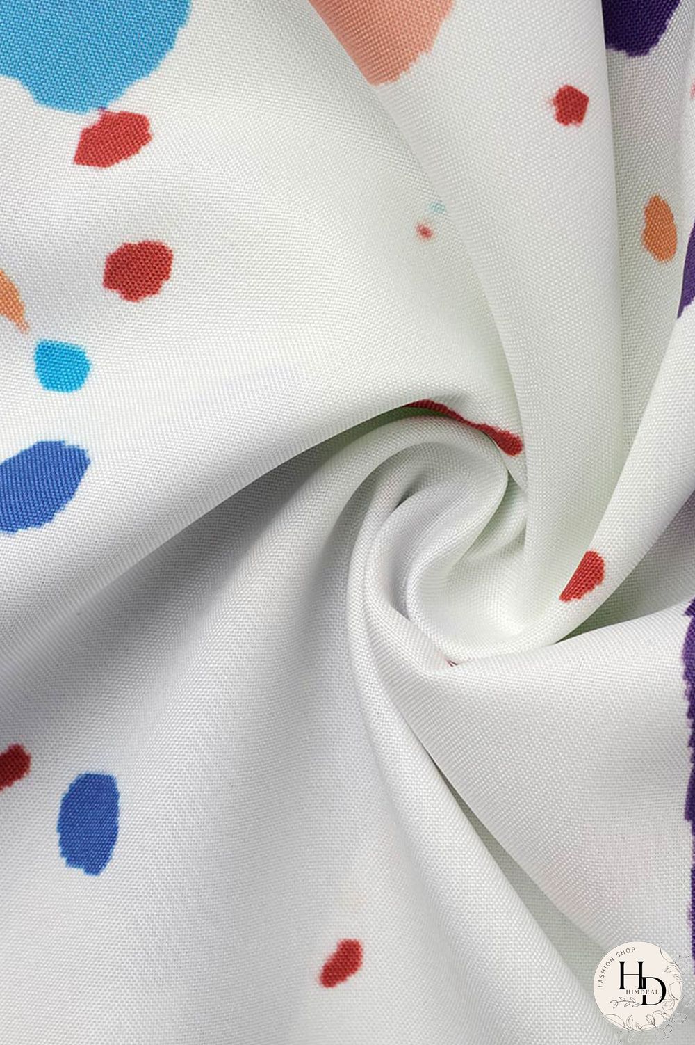 Black Pink Casual Print Patchwork Slit Turndown Collar Tops